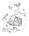 Dodge Neon Clutch Slave Cylinder Diagram - 4668331AB