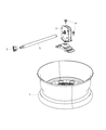 2015 Ram 2500 Spare Wheel Diagram - 68090830AB