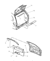 Dodge Caravan Tailgate Handle Diagram - RS75ZP7AB