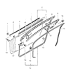 1999 Chrysler Sebring Door Seal Diagram - MR760376