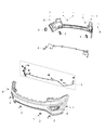 2017 Jeep Grand Cherokee Parking Assist Distance Sensor Diagram - 68254091AE