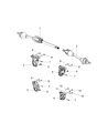 2020 Jeep Compass Axle Shaft Diagram - 68287867AB