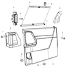 Ram C/V Weather Strip Diagram - 68030693AA