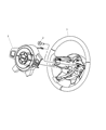 Jeep Commander Steering Wheel Diagram - 1DG831DVAD