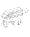 Dodge Sprinter 2500 Power Window Switch Diagram - 5103856AA