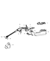 Dodge Avenger Steering Column Diagram - 5057242AI