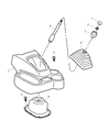 Dodge Ram 2500 Automatic Transmission Shifter Diagram - 55366708AA