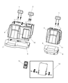 2011 Ram 1500 Cup Holder Diagram - 1NN45GTVAA