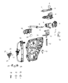 Jeep Wrangler Window Regulator Diagram - 68301955AA