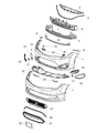 Chrysler License Plate Diagram - 68305309AA