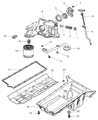 Dodge Ram 3500 Dipstick Diagram - 5037411AD