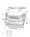 Dodge Nitro Front Cross-Member Diagram - 55360190AN
