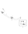 Jeep Sway Bar Kit Diagram - 68252205AB