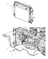 Dodge Magnum Power Steering Cooler Diagram - 5174905AA