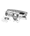 Chrysler Voyager Instrument Cluster Diagram - 68434956AB