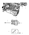 Ram Engine Mount Diagram - 68248757AD