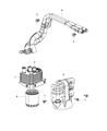 Jeep Transmission Oil Cooler Hose Diagram - 5048442AB