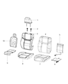 Chrysler Seat Cushion Diagram - 68260747AA