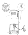 Dodge Intrepid Fuel Level Sensor Diagram - 5003959AB