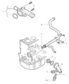 2011 Dodge Caliber Thermostat Housing Diagram - 68090693AA