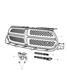 Dodge Durango Grille Diagram - 55079364AG