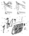 Chrysler 200 Window Regulator Diagram - 68027864AB