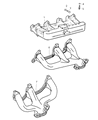 Jeep Wrangler Intake Manifold Diagram - 4854197AB