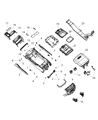 Ram 4500 Center Console Base Diagram - 6WX731N8AA