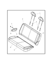 Ram C/V Seat Cushion Diagram - 5SU22LTUAA
