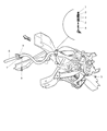 Dodge Durango Sway Bar Bushing Diagram - 52013407AA