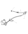 Dodge Caravan Accelerator Cable Diagram - 4861261AA