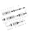2017 Dodge Viper Mainshaft Washer Diagram - 4626562
