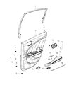 Dodge Armrest Diagram - 1VY70LA8AB