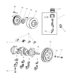 Dodge Intrepid Piston Ring Set Diagram - 5241052