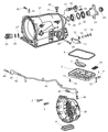 Jeep Commander Oil Pan Gasket Diagram - 52108332AA
