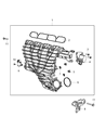 Jeep Compass Intake Manifold Diagram - 4884495AK