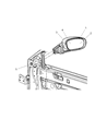 2008 Dodge Magnum Car Mirror Diagram - 4806159AD