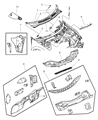 Chrysler Dash Panels Diagram - 5056116AI