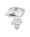 Jeep Wrangler Engine Cover Diagram - 4593953AC