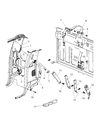 2008 Dodge Ram 2500 Seat Belt Diagram - 1JH321J3AA