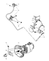 Dodge Clutch Master Cylinder Diagram - 4883517AC