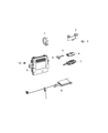 Jeep Car Key Diagram - 68250346AB