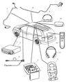 2003 Dodge Grand Caravan Dome Light Diagram - XQ491L2AA