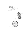 Jeep Renegade Harmonic Balancer Diagram - 68106999AA