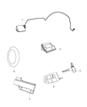 Jeep Grand Cherokee Transmitter Diagram - 68143505AA