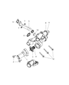 Dodge Caliber Thermostat Diagram - 4884898AB