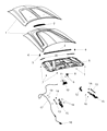 2012 Dodge Charger Hood Latch Diagram - 55113780AC