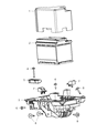 Dodge Dart Battery Tray Diagram - 68082394AE