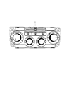 2010 Chrysler 300 A/C Switch Diagram - 55111871AD