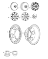 Ram Wheel Cover Diagram - 68081015AA